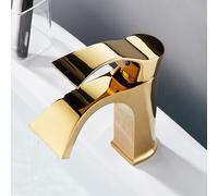 Waterfall Bathroom Faucet for SinkSingle Handle e Brass Basin Mixer TapModern Washbasin Faucet for BathroomStylish and Durable Sink Fixture