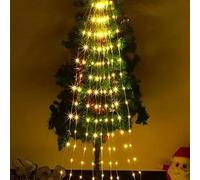 Waterfall Christmas Tree Lights, Fairy Tree Lights for Weddings 6.56ft 9 Wires | Cascading Lights for Christmas Tree, IP44 Waterproof, Waterfall Tree Lights
