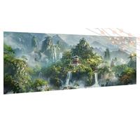 Waterfall Diamond Art, Diamond Painting Kits for Adults Scenic, 5D DIY Crafts Painting Hobbies for Adults Women, Full Drill Cross Stitch Arts Crafts Embroidery Canvas Picture Kit, Gifts 31x70Inch T845