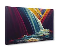 Waterfall Dreams Canvas Wall Art Print 30x20 Inch