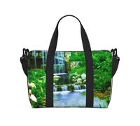 Waterfall Flowing Down Print Italy Flag Print Versatile Handbag for Travel,Hand-Held Crossbody Travel Bag for Your Every Need