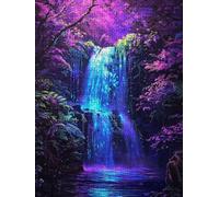Waterfall Forest Jigsaw Puzzle 2000 Piece, Puzzles for Adults 2000, The Impossible Challenge, Jigsaw Puzzle Games Classic Educational, Wooden Puzzles, for Home Wall Decoration Gift FNKL1-825