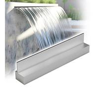 Waterfall Fountain Overflow Platform for Outdoor Ponds and Aquariums, Stainless Steel Construction for Commercial Scenic Areas