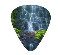 Waterfall Green Guitar Paddle 12 Pack Guitar Pickup Suitable For Playing Acoustic Guitars, Electric Guitars, Etc.