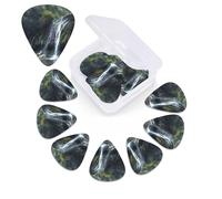 Waterfall Guitar Picks 12 Pack 3 Different Thickness Celluloid Guitar Plectrums with Guitar Pick Storage Box Personalized Guitar Pick for Acoustic Guitar Picks