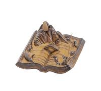 Waterfall Incense Burner Creative Book-Shaped Ceramic Reverse-Flow Incense Burner Sandalwood With Stick Holder Paths Lead To The Mountain Of Books Tray Backflow Incense Burner