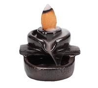 Waterfall Incense for Burner Ceramic Backflow Incense Holder Fountain Backflow Incense Cones for Home Office Decor Housewarming Gifts