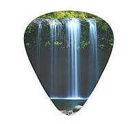 Waterfall Painting Printed Guitar Picks 12 Pack Picks Sampler With Storage Box For Guitar Bass Ukulele 0.46mm