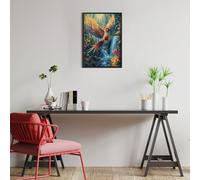 Waterfall Phoenix 300 Piece Jigsaw Puzzle for All Ages Animal Pets Jigsaw Parent Child Quality Time Vibrant Puzzle Ideal Festival Gift Stylish Home Decor 300 PCS