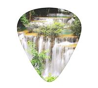 Waterfall Printed Guitar Picks 12 Pack Picks Sampler With Storage Box For Guitar Bass Ukulele 0.46mm