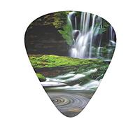 Waterfall Printed Guitar Picks 12 Pack Picks Sampler With Storage Box For Guitar Bass Ukulele 0.46mm