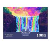 Waterfall - Strange Planet 1000 Piece 。 Puzzles for Adults - Colourful, Challenging & Brainteasing Adults 。 Puzzle - Puzzle The Future - 100% Recycled Cardboard - 1000pcs -70x50cm/1000pcs
