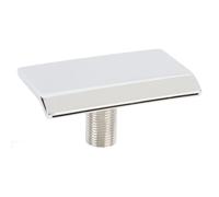 Waterfall Tub Spout Stainless Steel Wall Mounted Elegant Arc Design Steady Water Flow for SPA Bathtub Swimming Pool G1/2 External Thread 100x60mm