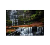 Waterfall View 1000 Piece Puzzle With Stylish Prints That Stimulates Creativity Concentration And Hands On Skills