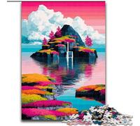 Waterfall View Jigsaws Puzzles 1000 Pieces for Teenagers Gifts, for Educational Game Challenge Toy Birthday Present, Gifts, Wall Art (50x75cm)