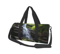 Waterfall Views Canvas travel bag, large capacity, can be carried on the shoulder