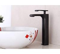Waterfallall Bronze Thicken Basin Tap Cold Heat on The Basinder The Basin Water-Tap Antbrass Vessel Sink Faucet, Hot and Cold Tap/16Cm/A, Slzmnx, 30cm,