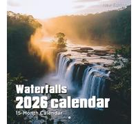 Waterfalls 2026 Calendar: Powerful cascades and hidden forest gems through each month