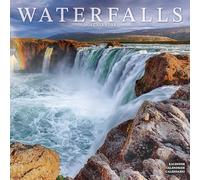 Waterfalls 2026 Calendar | Square Wall Calendar | Travel & Nature Gift | Plastic Free Packaging | by Avonside Publishing