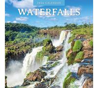 Waterfalls - 2026 Square Wall Calendar - by Red Robin Publishing