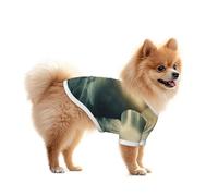 Waterfalls and Fog in a Fantasy World Cute Dog and Cat T-Shirt - Soft and Breathable Pet Apparel for Small to Large Dogs and Cats
