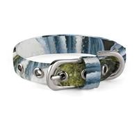 Waterfalls on Krka River Dog Collar Adjustable Soft and Comfortable Puppy Collars with Metal Buckle Pet Collar for Small Medium Pet