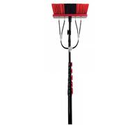Waterfed Pole Cleaning Kit - Outdoor Window Washing, Rotating Brush for Solar Panel Cleaning, Adjustable Pole for Easy Reach and Efficient Cleaning