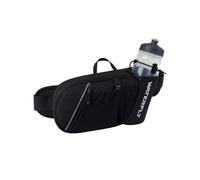 Waterfly Bum Bag Waist Packs: Fanny Pack with Water Bottle Holder Running Pouch Ultra Light Runner Belt for Hiking Camping Climbing Travel Cycling and Dog Walking, Black