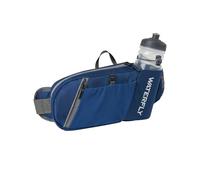Waterfly Bum Bag Waist Packs: Fanny Pack with Water Bottle Holder Running Pouch Ultra Light Runner Belt for Hiking Camping Climbing Travel Cycling and Dog Walking, Dark Blue