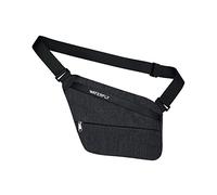 Waterfly Sling Bag Shoulder Chest Bag Lightweight Cross Body Bags for Men (Black-small)