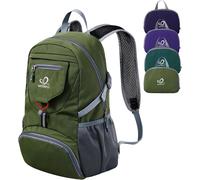 Waterfly Ultra Lightweight Foldable Backpack: 20L Packable Rucksack Daypack for