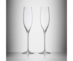 Waterford Elegance 40001101 Classic Flute Pair 240ml, Crystal