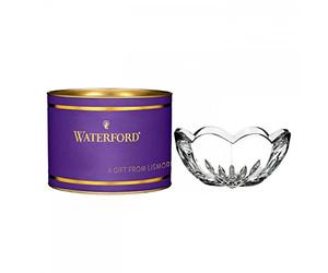 Waterford Giftology 1058330 Lismore Heart Bowl 4", Lead Crystal