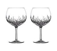 Waterford Crystal Gin Journeys Lismore Cut Glass Balloon Glasses, Set of 2, 550ml, Clear