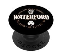 Waterford Ireland Label Coordinates 2C PopSockets Adhesive PopGrip