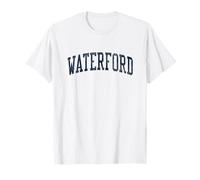 Waterford MI Vintage Athletic Sports JSN2 Navy Print T-Shirt