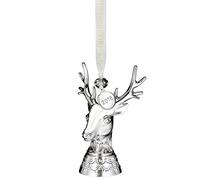 Waterford Silver Stag Ornament Tree Ornament.