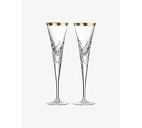 Waterford Waterford Celebrations Toasting Flute Crystal Glasses Set Of Two