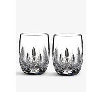 Waterford Waterford Lismore Connoisseur Engraved Crystal Tumblers Set Of Two