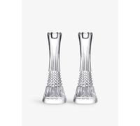 Waterford Waterford Lismore Diamond-Crystal Candlesticks Set Of Two