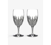 Waterford Waterford Lismore Diamond Essence Crystal Iced Beverage Crystal Glasses Set Of Two