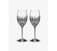 Waterford Waterford Lismore Diamond Essence Crystal Wine Glasses Set Of Two