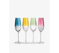 Waterford Waterford Mixology Mixed Crystal Flutes Set Of Four