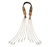 Waterfowl Carrier Strap - 12 Ring Duck Call Lanyard, Heavy Duty Hunting Gear, Reliable Outdoor Accessory, Strong Bird Carrying Tool | Ideal For Turkey Mallard Geese Squirrel Adventure