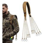 Waterfowl Duck Call Lanyard - Carrier Strap 12 Rings, Nylon Material, Hunting Accessories Gear, Turkey Waterfowl Mallard Duck, Squirrel Geese Bird, Outdoor Hunting Tool