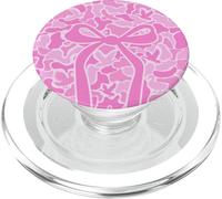 Waterfowl Hunting Duck Camo Aesthetic Cute Light Pink Bow PopSockets PopGrip for MagSafe