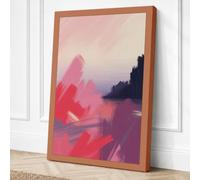 Waterfront Reflections Modern Canvas Wall Art Print 30x20 Inch (76 x 51 cm)