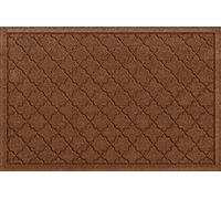 WaterHog Heavy Duty Doorway Mat, 2' x 3', Made in USA, Durable & Skid-Resistant Entryway Mat, Water-Trapping, Indoor/Outdoor Decorative Floor Covering, Cordova Collection, Dark Brown
