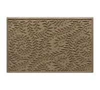 Bungalow Flooring Waterhog Door Mat, 2' x 3' Made in USA, Durable and Decorative Floor Covering, Skid Resistant, Indoor/Outdoor, Water-Trapping, Boxwood Collection, Khaki/Camel