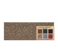 WaterHog Indoor/Outdoor Door Mat, 2' x 5', Made in USA, Durable & Skid-Resistant Front Door Rug, Decorative, Water-Trapping & Heavy-Duty Entryway Mat for Your Home, Boxwood Collection, Khaki/Camel